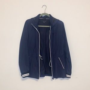 Tommy Hilfiger Navy Blue Wind Breaker Rain Jacket